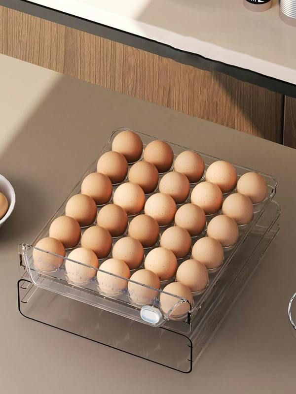 HYGRAD BUILT TO SURVIVE 2 Tier Eggs Holder Fridge Containers Organiser Stackable Egg Storage