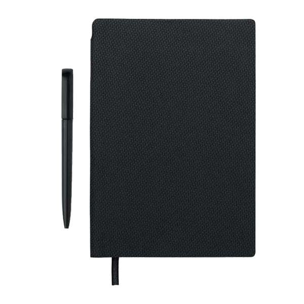 MidOcean Nota A5 Notebook with Pen - Black - 