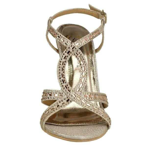 Anne Michelle Ladies Anne Michelle Jewelled Strappy Sandals