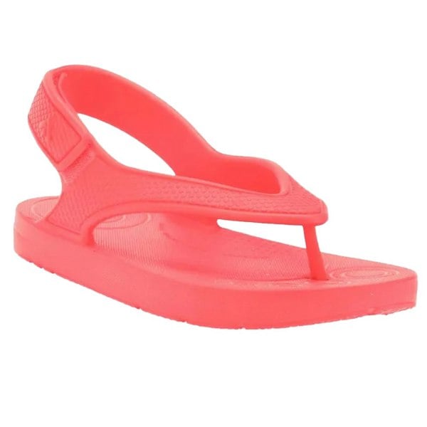 FitFlop Girls iQushion Backstrap Ergonomic Flip Flops - Orange