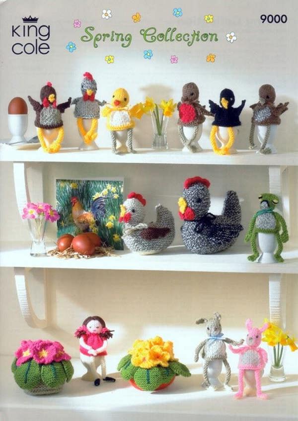 King Cole Big Value Knitting Pattern 9000, Toys - Advanced