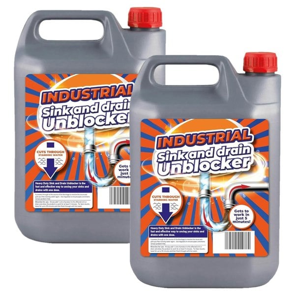 1 x 5 Litres Heavy Duty Sink & Drain Unblocker Plug Hole Toilet Cleaner