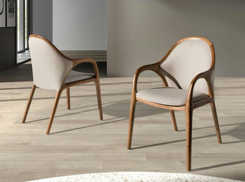 Angel Cerdá Sand leatherette chair 4255