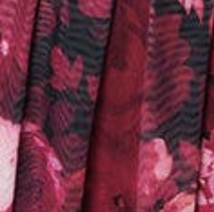 Izabel London Floral 3/4 Sleeve Pleat Wrap Midi Dress