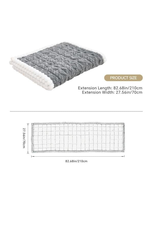 Living and Home Soft & Non-slip Plush Sofa Cover