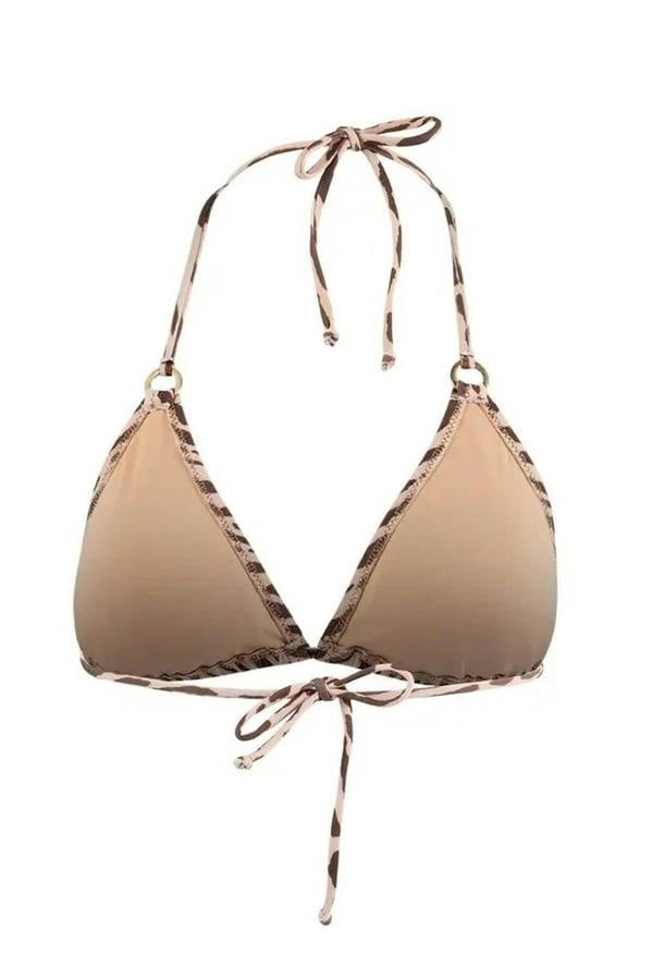WOVCOR Triangle-Shaped Bikini Top with Accessories