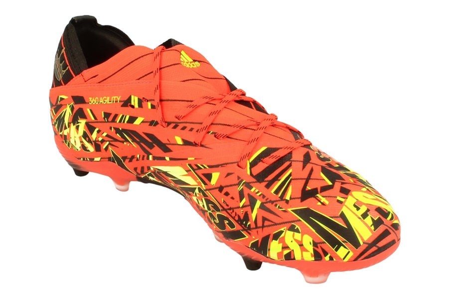 Adidas Nemeziz Messi.1 FG Junior Football Boots  FW7316 - Red Yellow Black Fw7316 - Photo 3