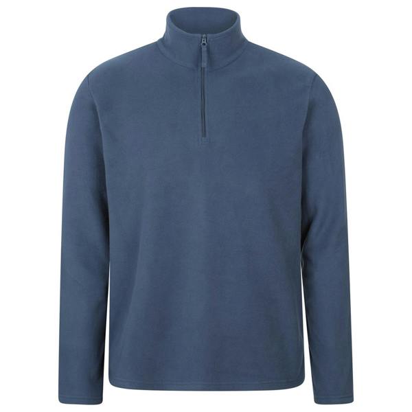 Mountain Warehouse Mens Camber II Half Zip Fleece - Blue - 