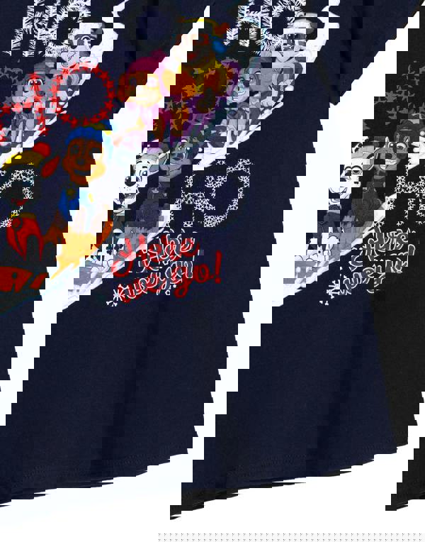 Paw Patrol Unisex Kids Blue Ho Ho Ho Short Sleeved T-Shirt