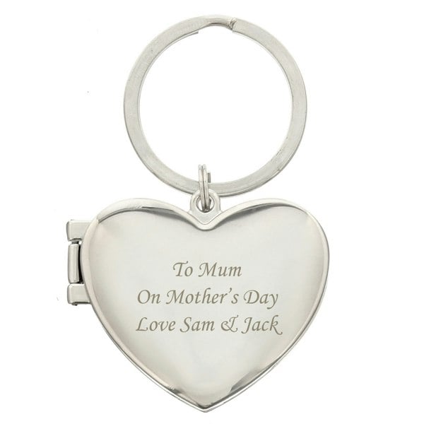 Personalised Memento Company Personalised Heart Photoframe Keyring