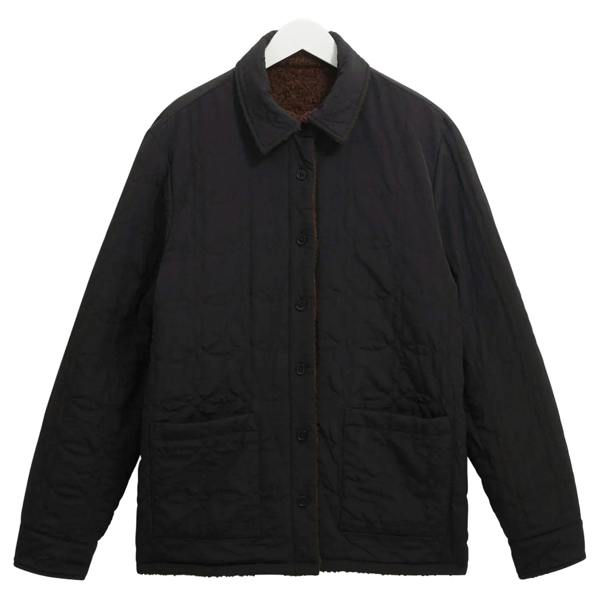 Wax London Mount Bobble Wool Reversible Overshirt