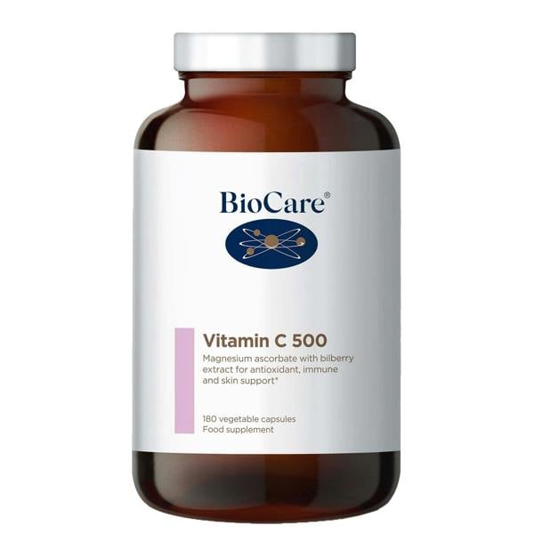 BioCare Vitamins & Supplements Vitamin C 500 x 180 Capsules