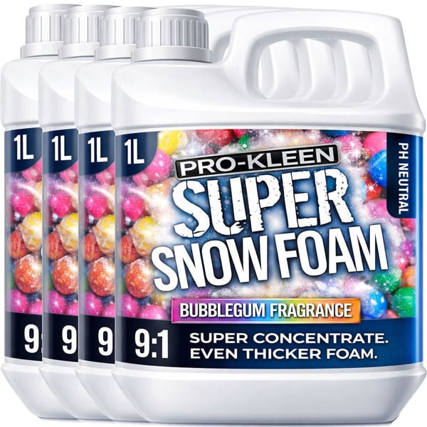 ProKleen Pro-Kleen Super Snow Foam Car Shampoo 4L Bubblegum