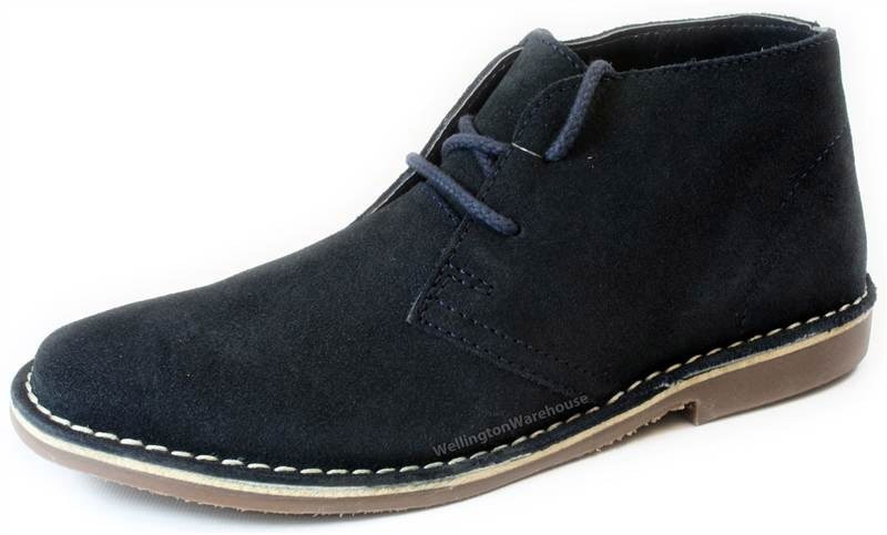 Thomas Crick Red Tape Crick Gobi Suede Leather Mens Desert Lace Up Chukka Boots
