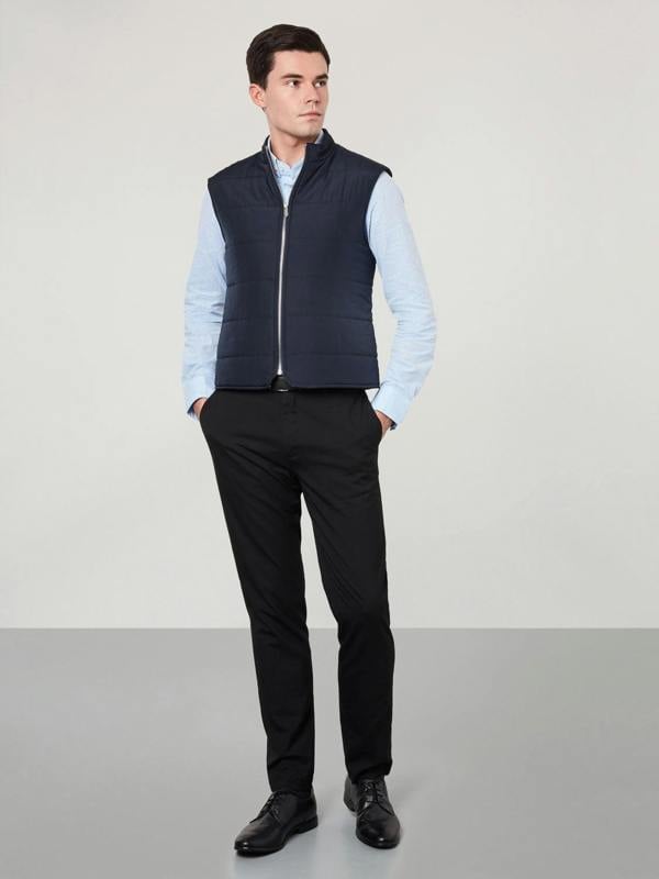 Quilted Gilet Navy