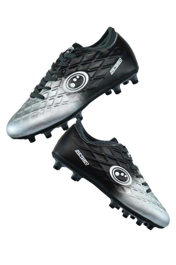 Ignisio Junior Lace-Up Boot – Silver Fade, 6 Stud - Optimum
