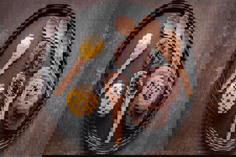 Stroodles Eco Tableware 10 Edible Spoons Cocoa