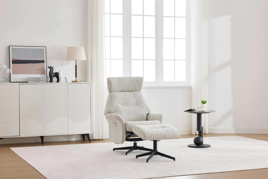 Newbridge Swivel Chair and Footstool