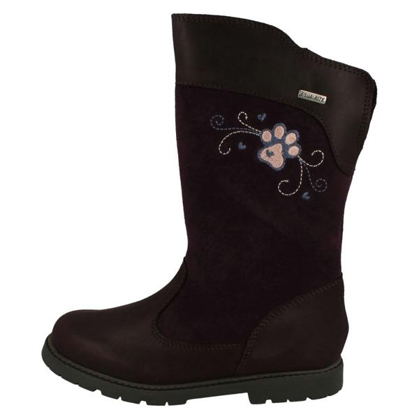 Start-rite Girls Startrite Paw Detailed Aqua-Rite Mid Calf Boots Splosh