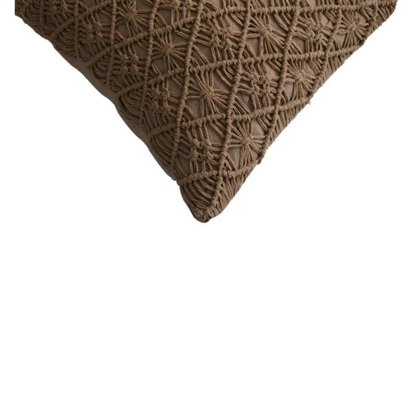 Wyld Haus Amalfi Set of 2 Hand Woven Coffee Cushion Covers