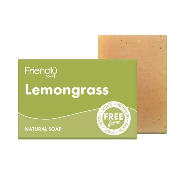 Lemongrass Soap Bar with packaging