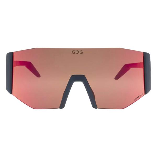 GOG Eyewear Unisex UV400 HDX Contrast Cycling Sunglasses with Mirror Scratch-Resistant Lens