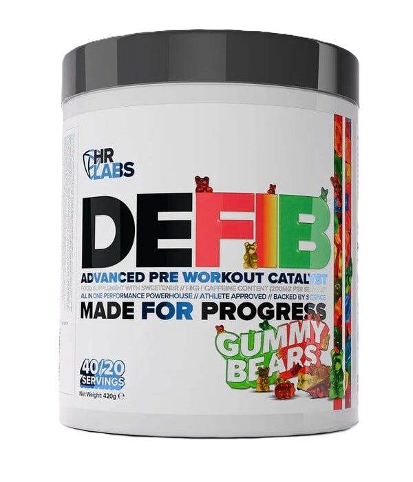 HR Labs Defib Advanced Pre Workout Catalyst, Gummy Bears - 420g