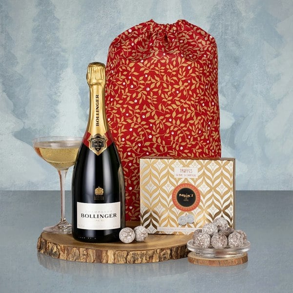 Bollinger & Chocolates Champagne Christmas Gift