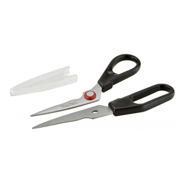Tefal Ingenio Premium Kitchen Scissors Dishwasher Safe Multi-Purpose Tool Black
