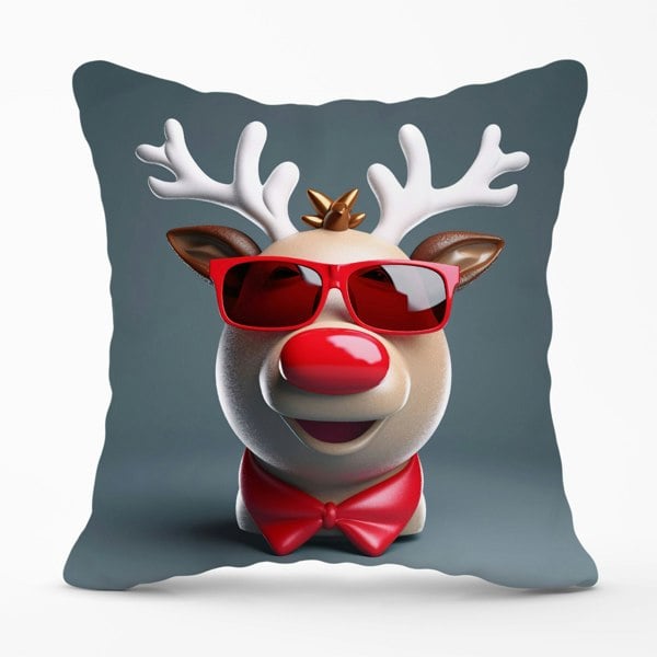 Warren Reed Rudolph In Red Glasses Cushions