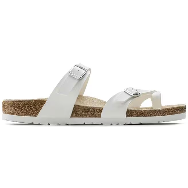 Birkenstock Mayari Birko Flor Womens Sandals - Graceful Pearl White