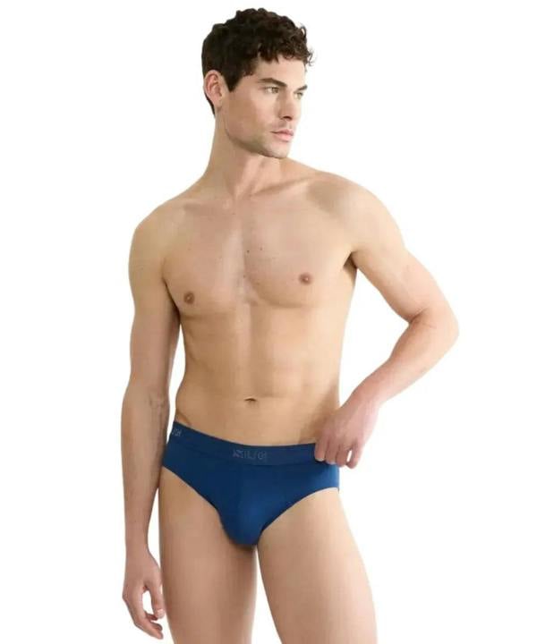 Sloggi 2-Pack SLG Base Briefs, Blue/Charcoal