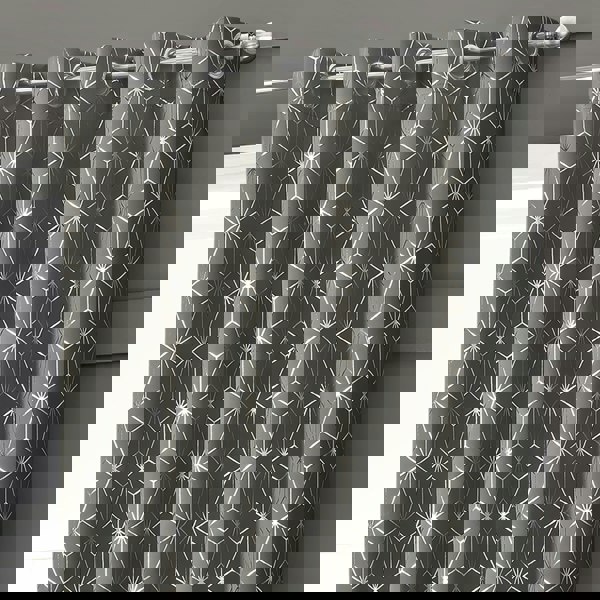 Velosso Moreno Thermal Blackout Ready Made Eyelet Curtains - 117cm x 137cm