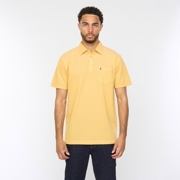 Gabicci G52Z17 Mens Short Sleeve Oxford Jersey Polo Shirt Gabicci Classic - SUNBEAM