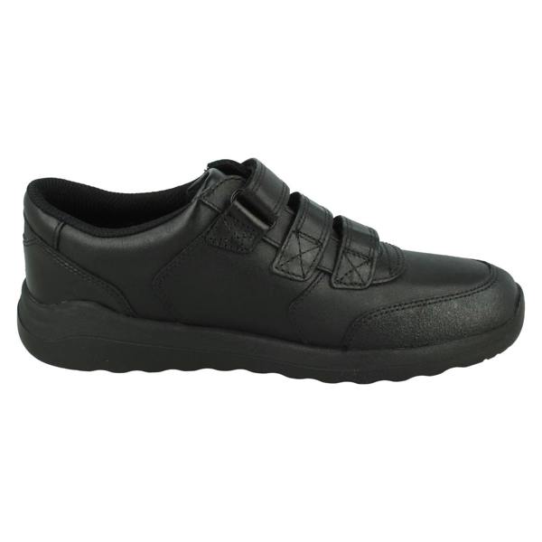 Clarks Boys Clarks Triple Strap School Shoes Daze 2 Step Y