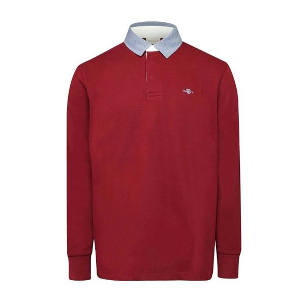 Gant Mens Rugger Regular Sweatshirt - Red - 