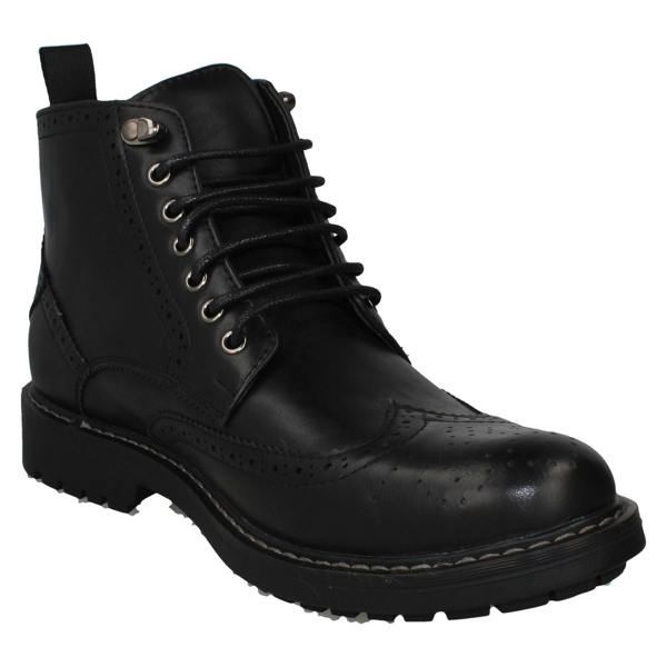 Thomas Blunt Mens Thomas Blunt Brogue Lace Up Casual Smart Ankle Boots A3R079