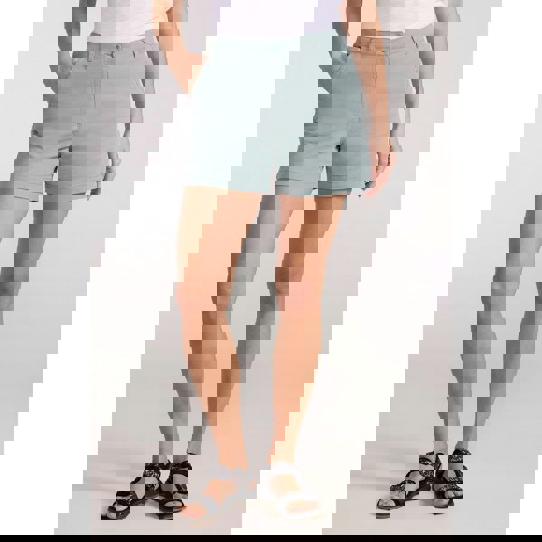 Mountain Warehouse Womens Bay Chino Organic Shorts - Light Khaki