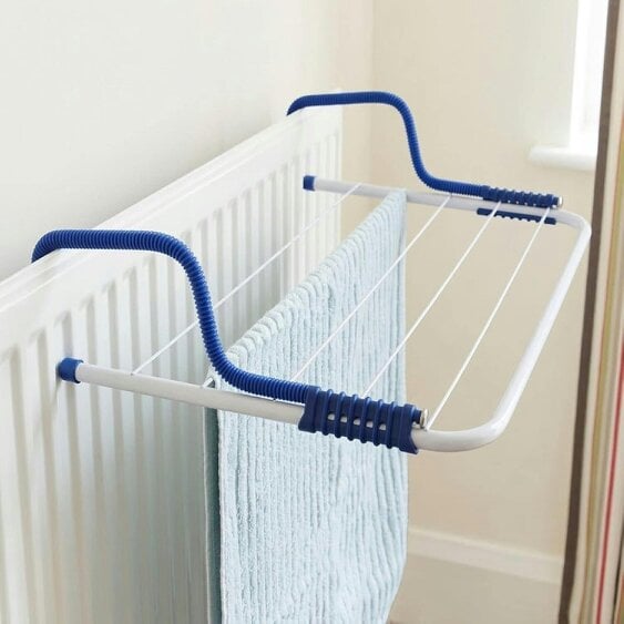 Folding Radiator Clothes Drying Rack Towel Airer Rail