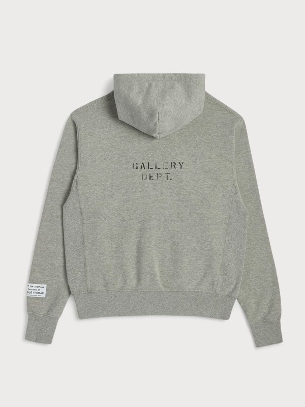 Gallery Dept. Dept Logo Hoodie Heather Grey - Supplied FashionGallery Dept.