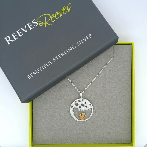 Reeves & Reeves Squirrel Nutkin Necklace