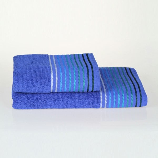 My Basic Stuff Cotton Towel Set | 450 GSM | Hand & Bath Towels | Ultra Soft & Absorbent | Royal