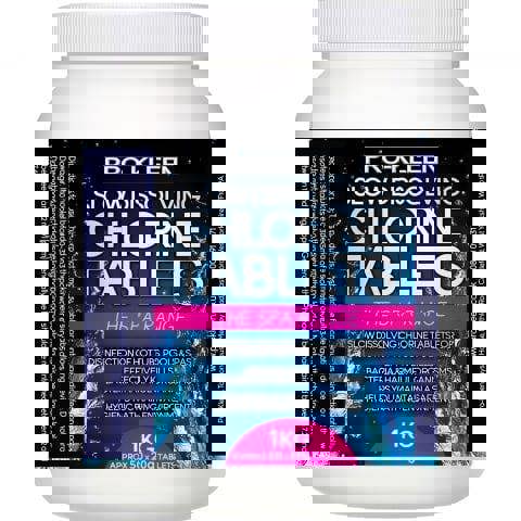 ProKleen Pro-Kleen 20g Stabilised Slow Dissolving Chlorine Tablets 1KG Disinfects Pool Water to Remove Germs and Bacteria