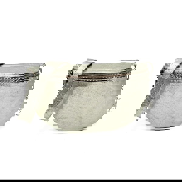 Kitise Italian Real Leather Bum Bag Style Crossbody Bag