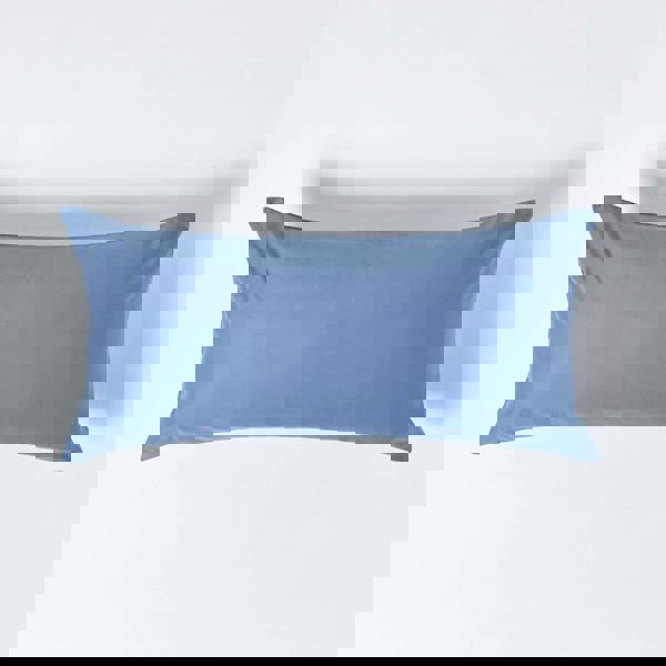 HOMESCAPES Premium 1000 TC Egyptian Cotton Sateen Weave Pillowcase, European Size