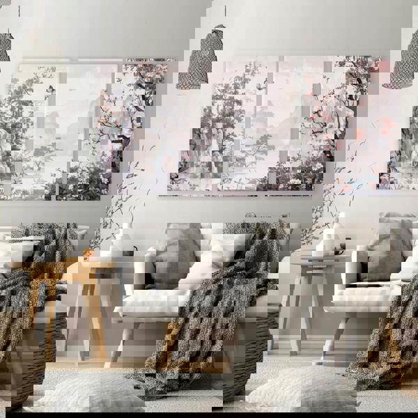 Living Room Picture Wall | Set of 3 Chinoiserie Wall art Prints