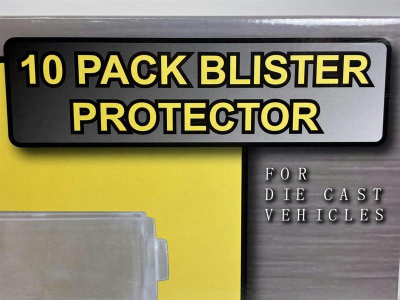 MCSlots Blister Protectors 10 Pack Fits 5 x 1:64 Scale Models Triple9 T9-64021
