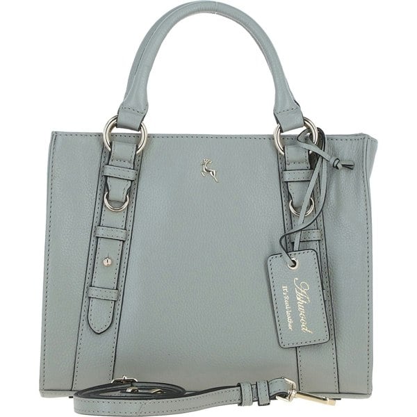 Ashwood Real Leather Handbag with Adjustable Crossbody Strap 2 Tone Tan