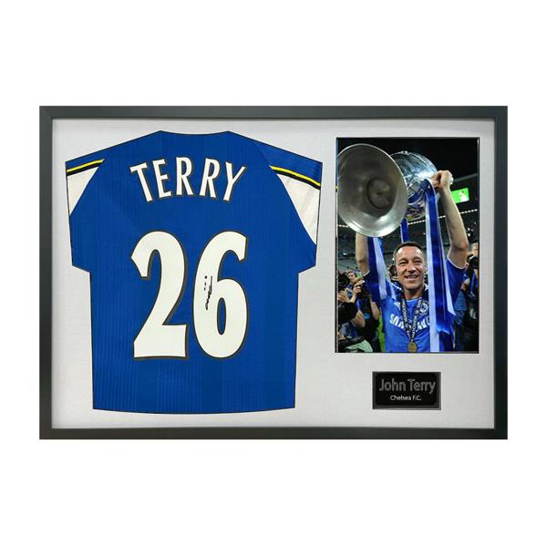John Terry Signed Chelsea Shirt Classic Frame