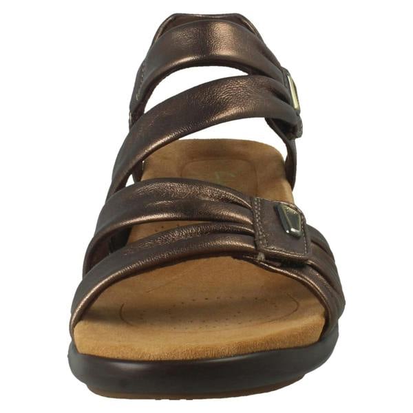 Clarks Ladies Clarks Casual Hook and Loop Sandals Kitly Ave